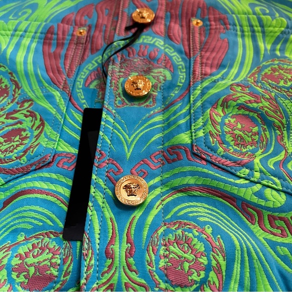 NWT | Versace Medusa Music All Over Denim Jacket - Picture 7 of 13